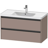Duravit - Ketho.2 Vanity Unit Wall-mounted - Basalt Matte
