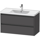 Duravit - Ketho.2 Vanity Unit Wall-mounted - Graphite Matte