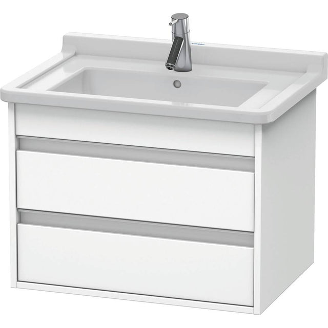 Duravit - Ketho Wall-Mount Vanity Unit White - White Matte
