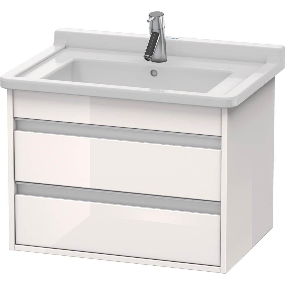 Duravit - Ketho Wall-Mount Vanity Unit White - White High Gloss