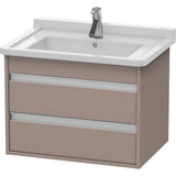 Duravit - Ketho Wall-Mount Vanity Unit Basalt - Basalt Matte