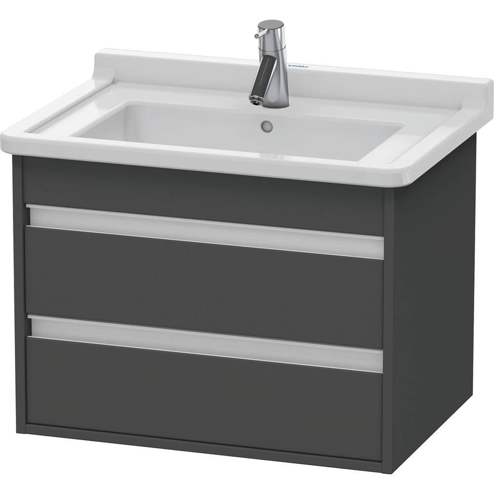 Duravit - Ketho Wall-Mount Vanity Unit Graphite - Graphite Matte