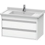 Duravit - Ketho Wall-Mount Vanity Unit White - White Matte
