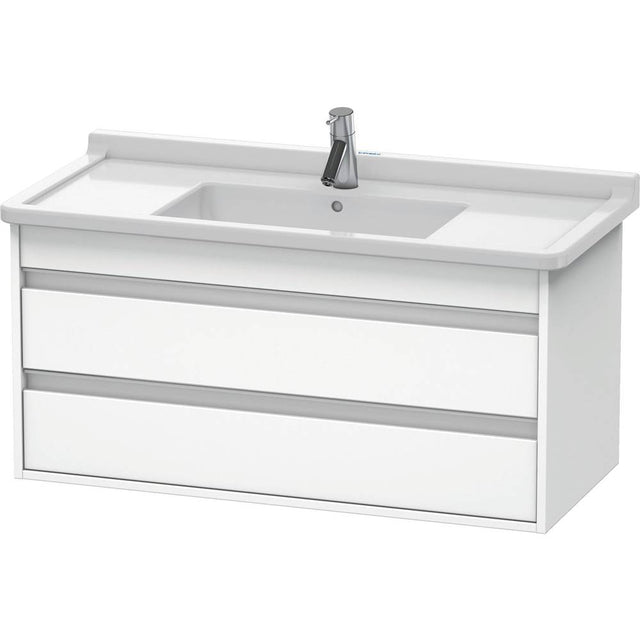 Duravit - Ketho Wall-Mount Vanity Unit White - White Matte