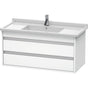 Duravit - Ketho Wall-Mount Vanity Unit White - White Matte