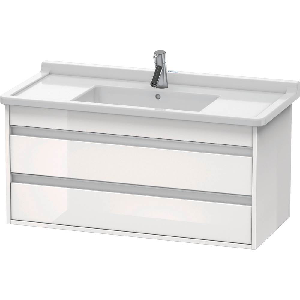 Duravit - Ketho Wall-Mount Vanity Unit White - White High Gloss