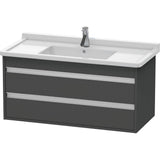 Duravit - Ketho Wall-Mount Vanity Unit Graphite - Graphite Matte