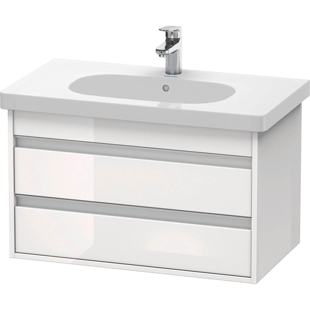 Duravit - Ketho Wall-Mount Vanity Unit White - White High Gloss