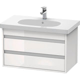 Duravit - Ketho Wall-Mount Vanity Unit White - White High Gloss
