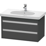 Duravit - Ketho Wall-Mount Vanity Unit Graphite - Graphite Matte