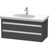 Duravit - Ketho Wall-Mount Vanity Unit Graphite - Graphite Matte