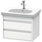 Duravit - Ketho Two Drawer Wall-Mount Vanity Unit White - White Matte