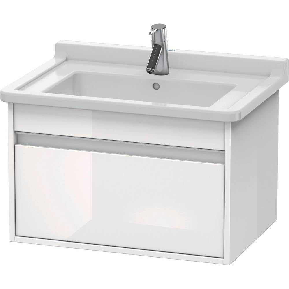 Duravit - Ketho Wall-Mount Vanity Unit White - White High Gloss