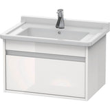 Duravit - Ketho Wall-Mount Vanity Unit White - White High Gloss