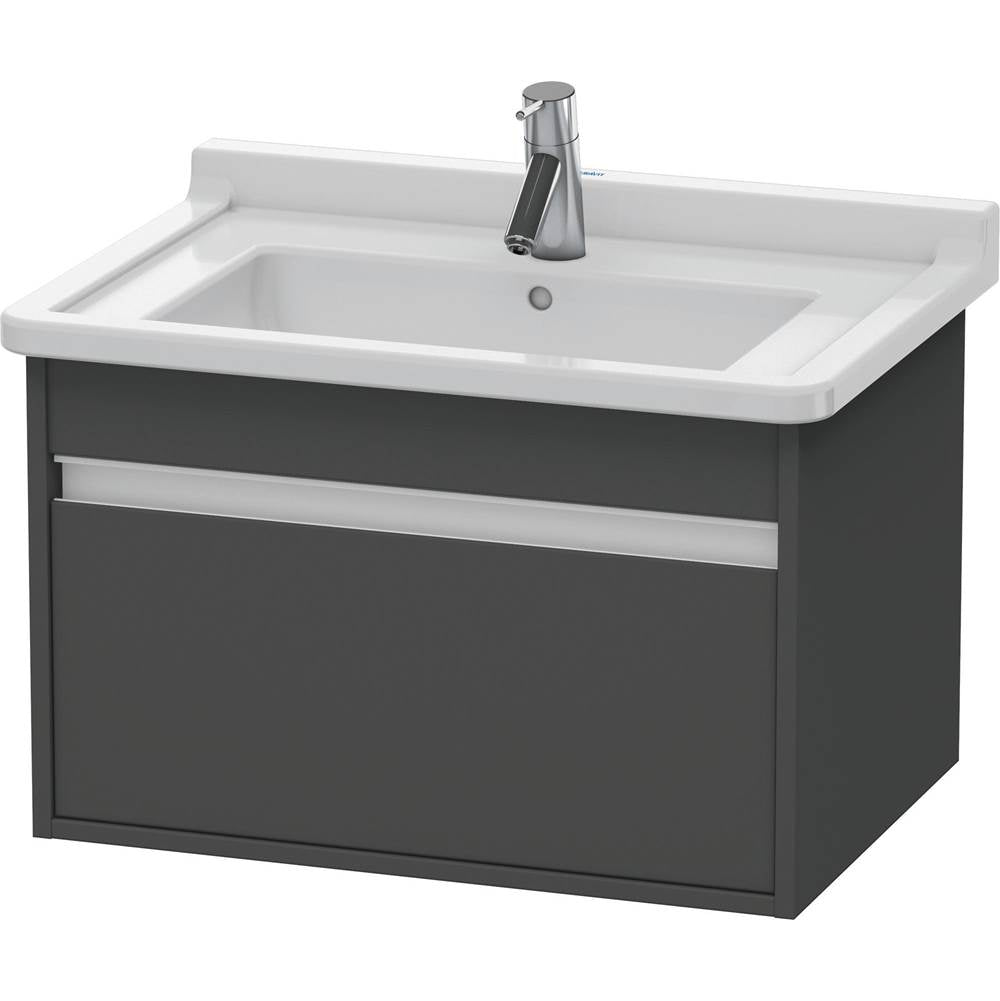 Duravit - Ketho Wall-Mount Vanity Unit Graphite - Graphite Matte