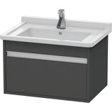 Duravit - Ketho Wall-Mount Vanity Unit Graphite - Graphite Matte