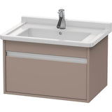 Duravit - Ketho Wall-Mount Vanity Unit Basalt - Basalt Matte