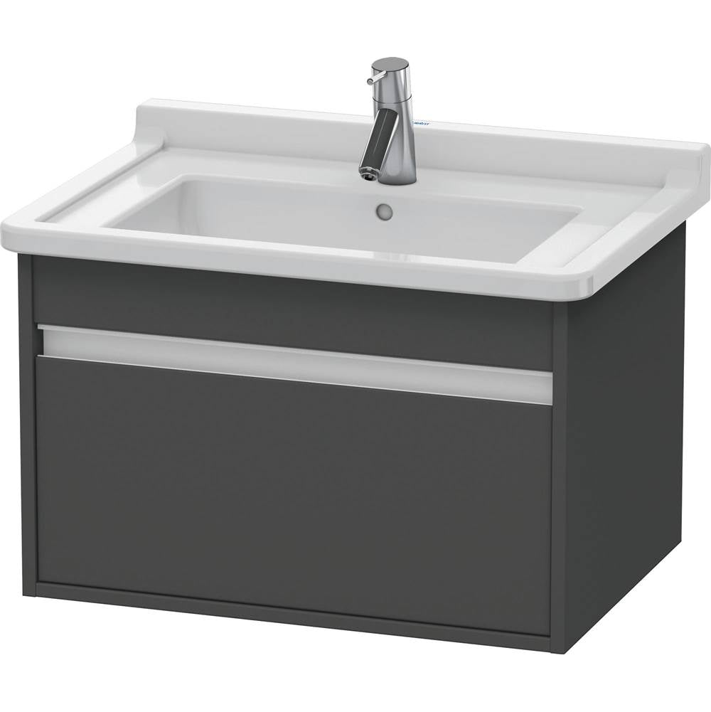 Duravit - Ketho Wall-Mount Vanity Unit Graphite - Graphite Matte