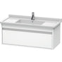 Duravit - Ketho Wall-Mount Vanity Unit White - White Matte