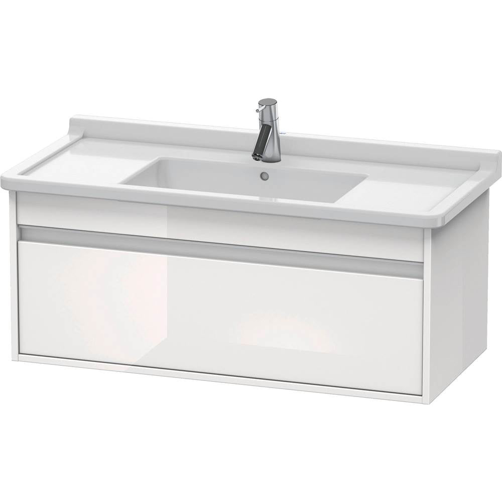 Duravit - Ketho Wall-Mount Vanity Unit White - White High Gloss