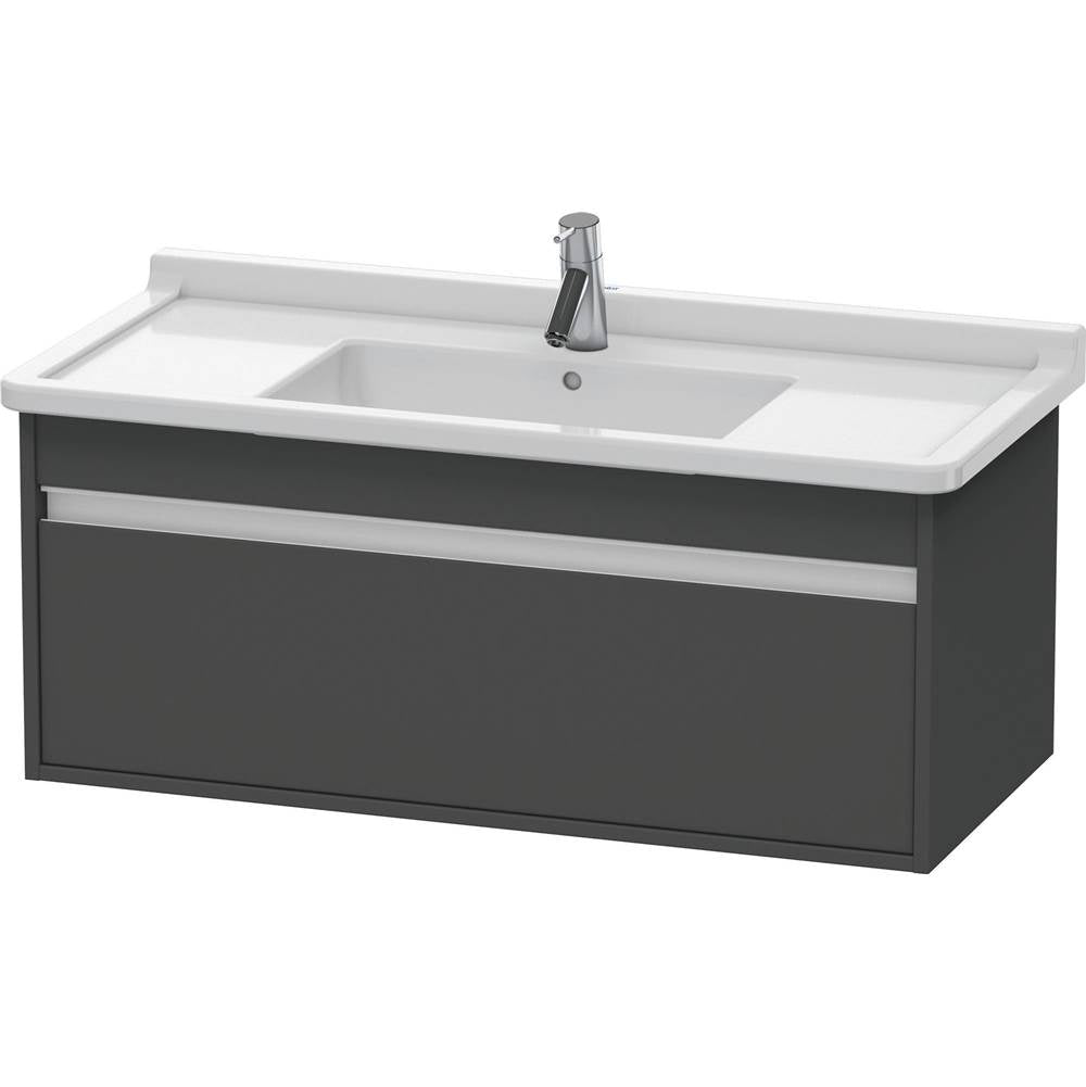 Duravit - Ketho Wall-Mount Vanity Unit Graphite - Graphite Matte
