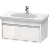 Duravit - Ketho Wall-Mount Vanity Unit White - White High Gloss