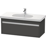 Duravit - Ketho Wall-Mount Vanity Unit Graphite - Graphite Matte