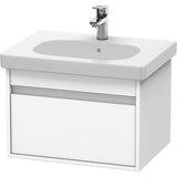 Duravit - Ketho One Drawer Wall-Mount Vanity Unit White - White Matte