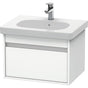 Duravit - Ketho One Drawer Wall-Mount Vanity Unit White - White Matte