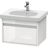 Duravit - Ketho One Drawer Wall-Mount Vanity Unit White - White High Gloss
