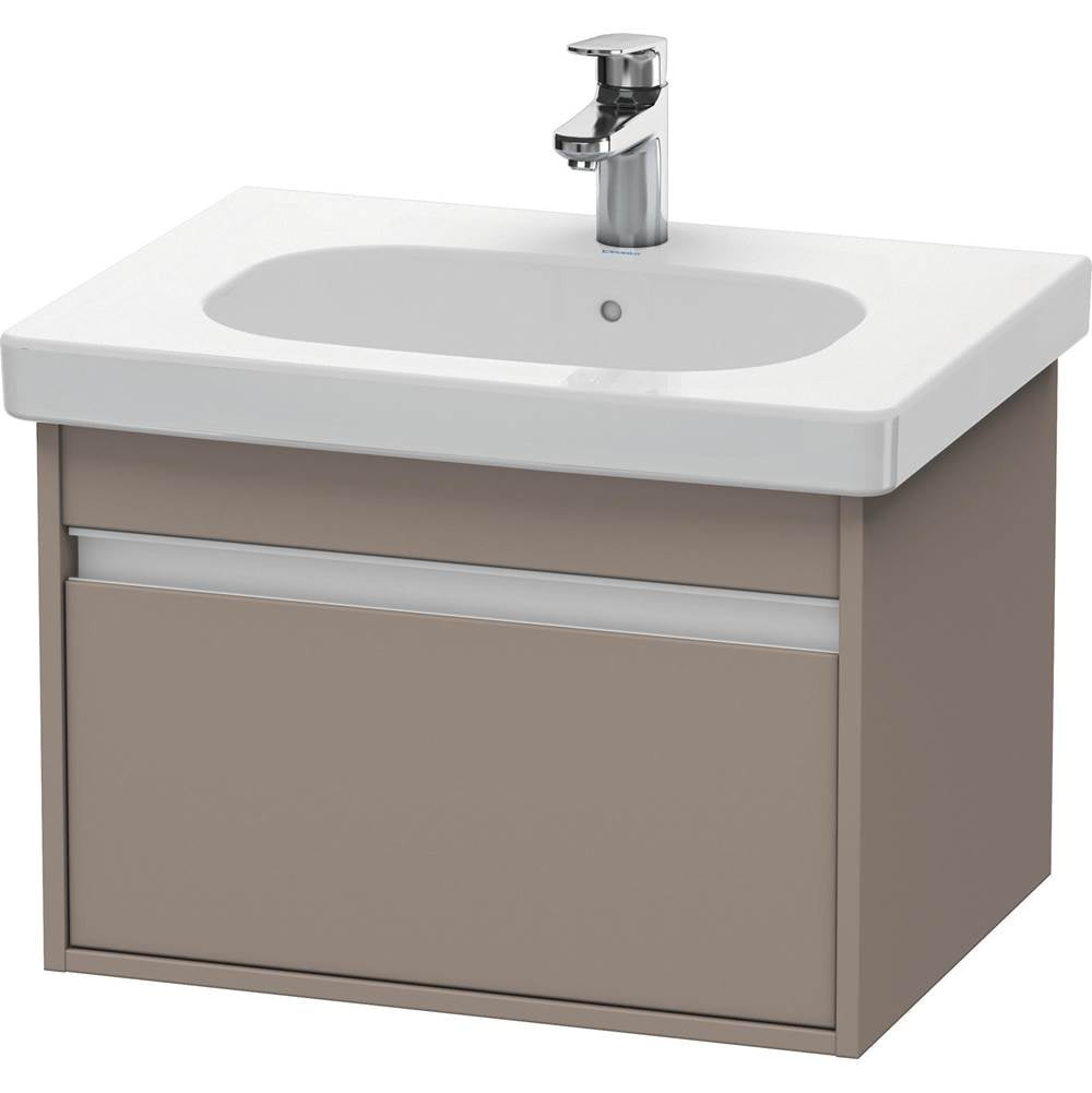 Duravit - Ketho One Drawer Wall-Mount Vanity Unit Basalt - Basalt Matte