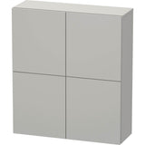Duravit - L-Cube Semi-Tall Cabinet Concrete Gray - Concrete Gray Matte