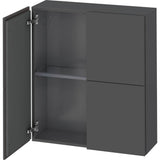 Duravit - L-Cube Semi-Tall Cabinet Graphite - Graphite Matte