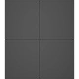L-Cube Semi-Tall Cabinet Concrete Gray