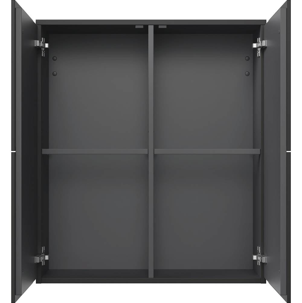 L-Cube Semi-Tall Cabinet Concrete Gray