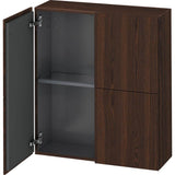 Duravit - L-Cube Semi-Tall Cabinet Walnut Brushed - Walnut Brushed