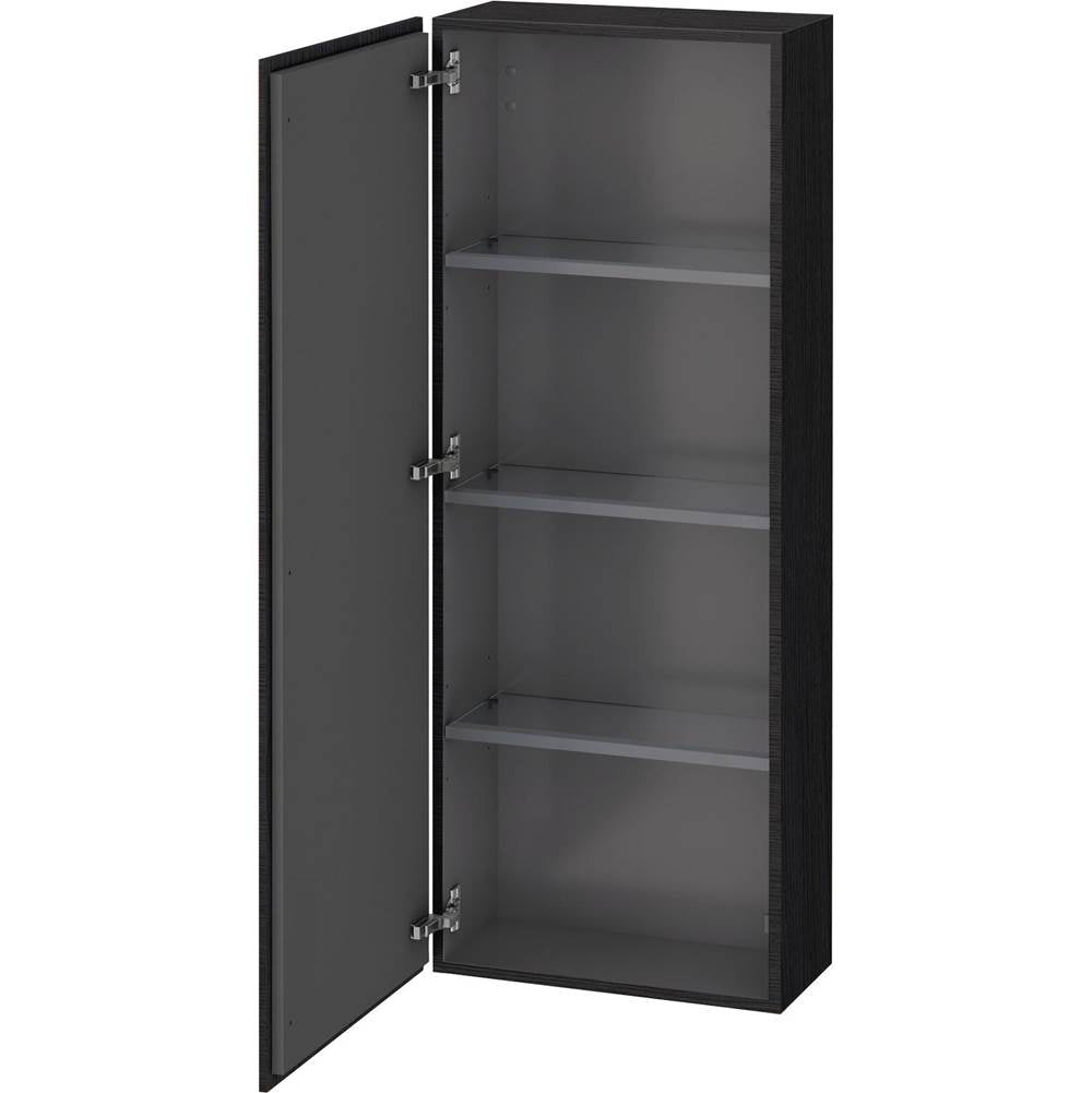 Duravit - L-Cube Semi-Tall Cabinet Oak Black - Black Oak