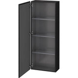 Duravit - L-Cube Semi-Tall Cabinet Oak Black - Black Oak