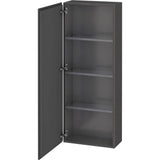 Duravit - L-Cube Semi-Tall Cabinet Graphite - Graphite Matte
