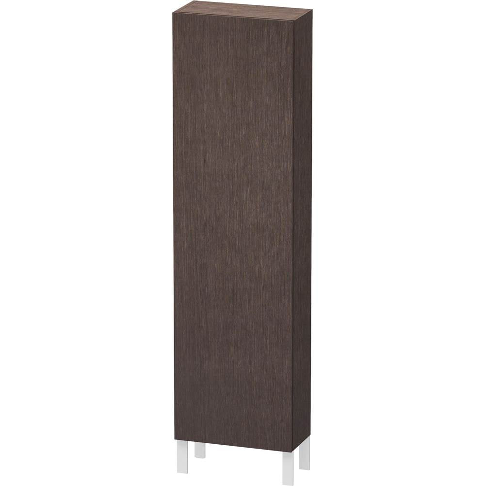 Duravit - L-Cube Tall Cabinet Dark Brushed Oak - Dark Brushed Oak