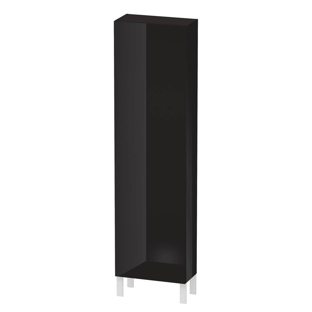 Duravit - L-Cube Tall Cabinet Black - Black High Gloss