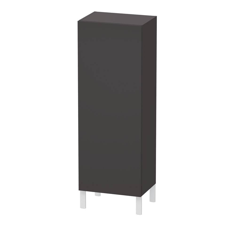 Duravit - L-Cube Semi-Tall Cabinet Graphite - Graphite Super Matte