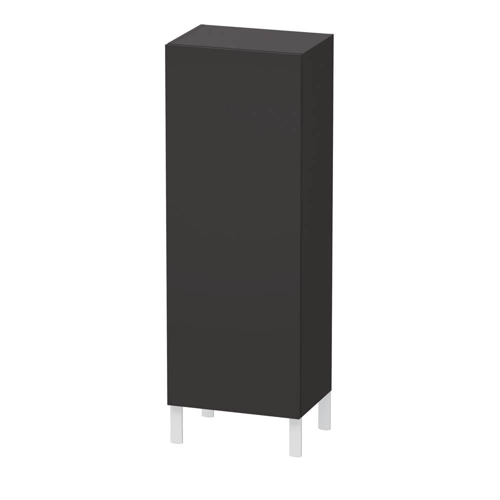 Duravit - L-Cube Semi-Tall Cabinet Graphite - Graphite Super Matte