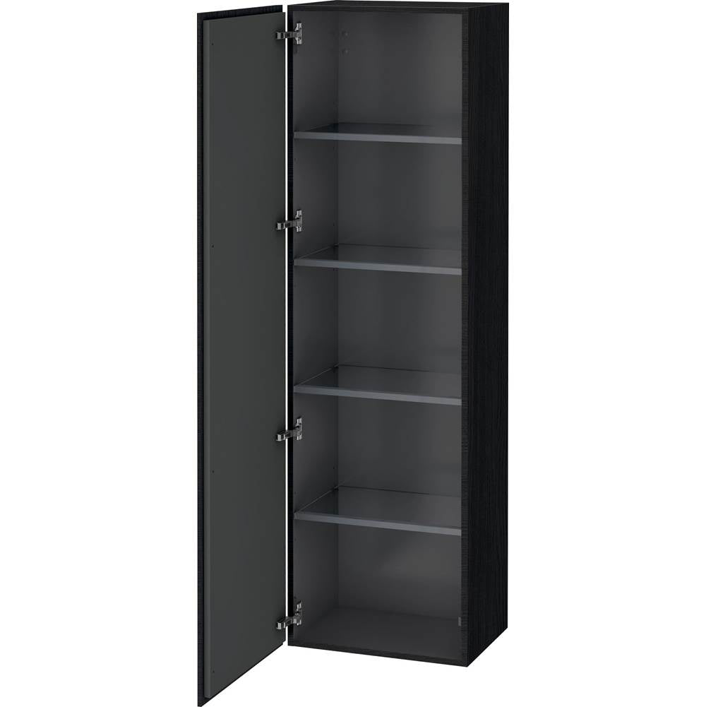 Duravit - L-Cube Tall Cabinet Oak Black - Black Oak