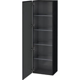 Duravit - L-Cube Tall Cabinet Oak Black - Black Oak