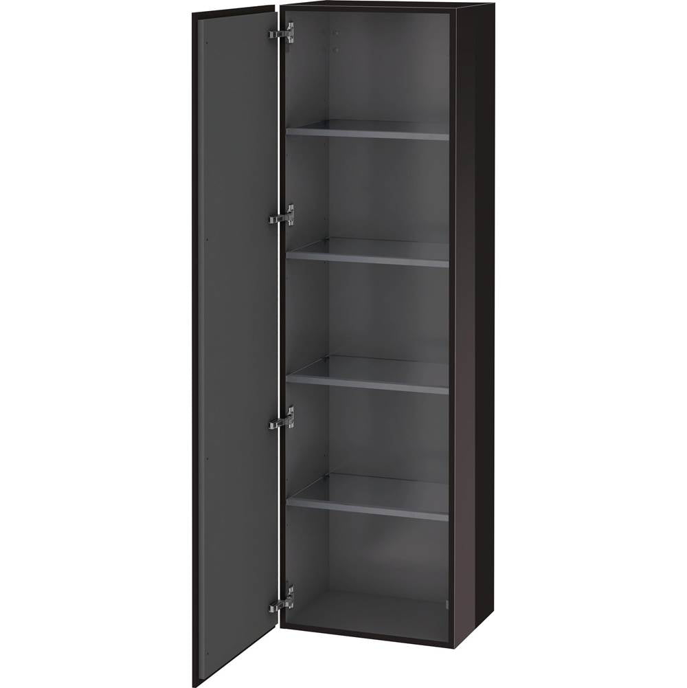 Duravit - L-Cube Tall Cabinet Black - Black High Gloss
