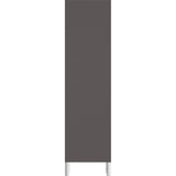 L-Cube Tall Cabinet Concrete Gray