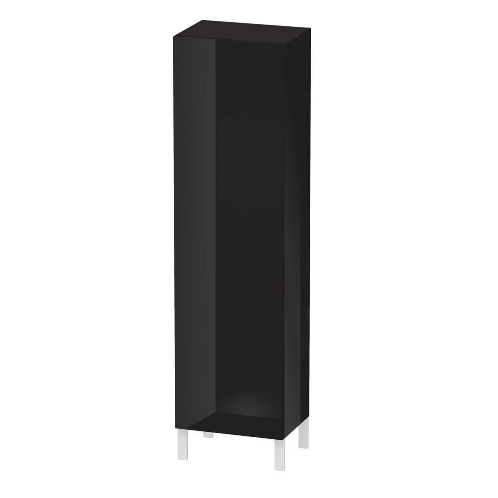 Duravit - L-Cube Tall Cabinet Black - Black High Gloss