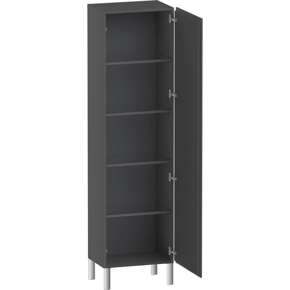L-Cube Tall Cabinet Concrete Gray