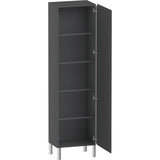 L-Cube Tall Cabinet Concrete Gray